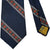 Vintage Sulka Tie Striped Textured Silk Mens Necktie - Poppy's Vintage Clothing