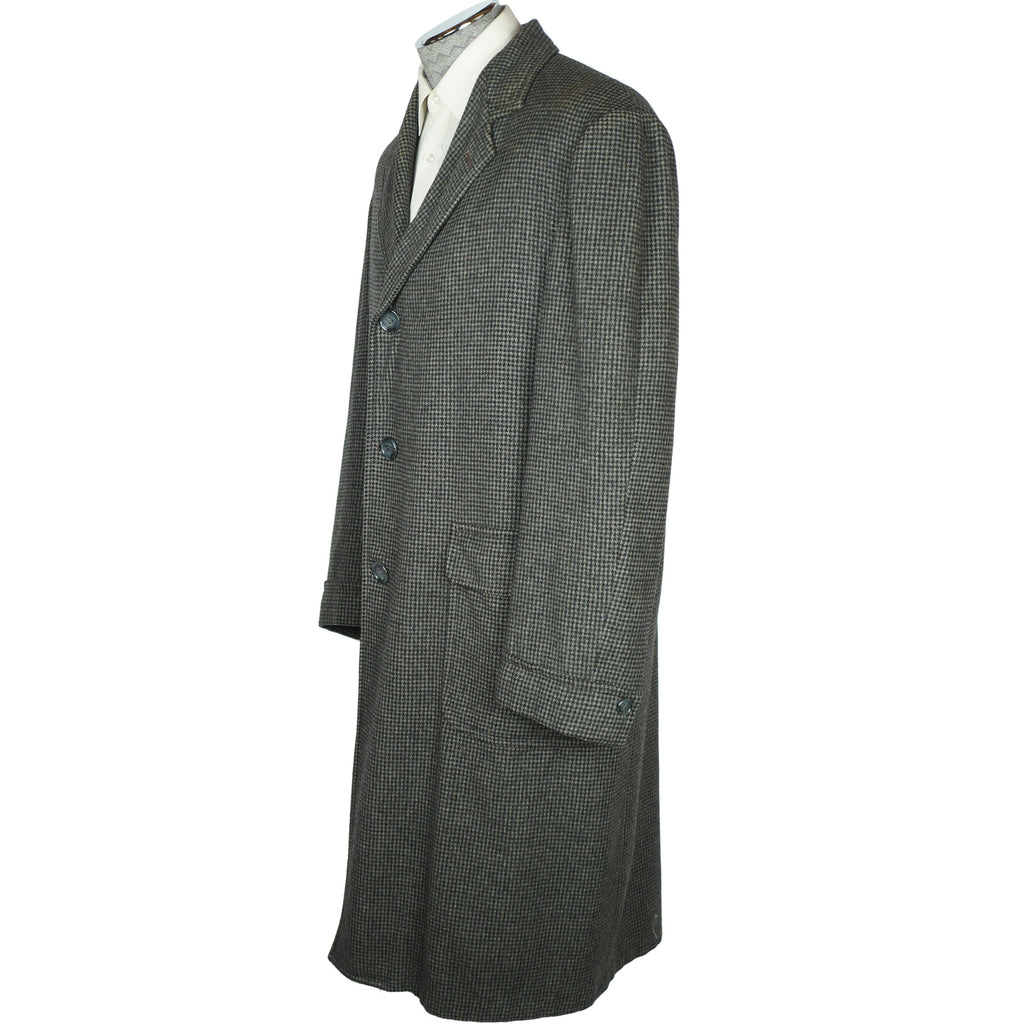 Vintage 50s Wool Coat Mens Overcoat