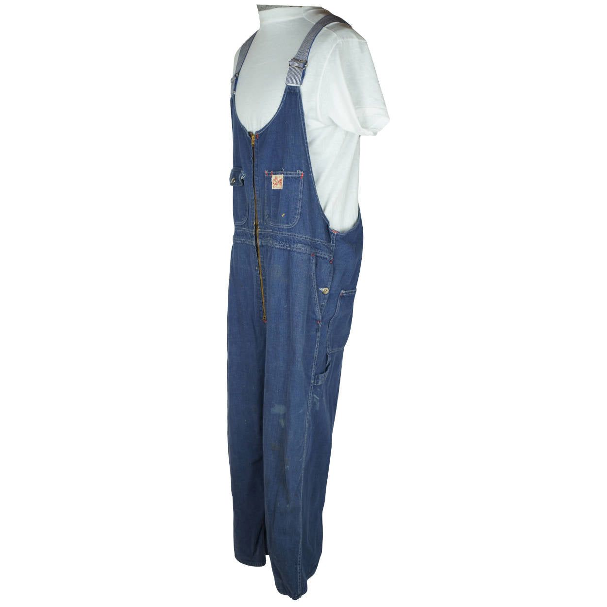 【DEAD】50s-60s MW POWRHOUSE DENIM OVERALL Vintage Denim Workwear Overalls Coveralls Supreme Canada Wabasso