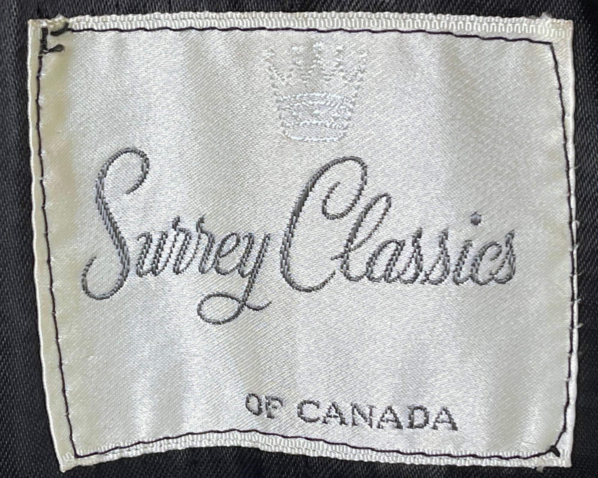 Vintage 1970s Black Velvet Cape Coat by Surrey Classics S M