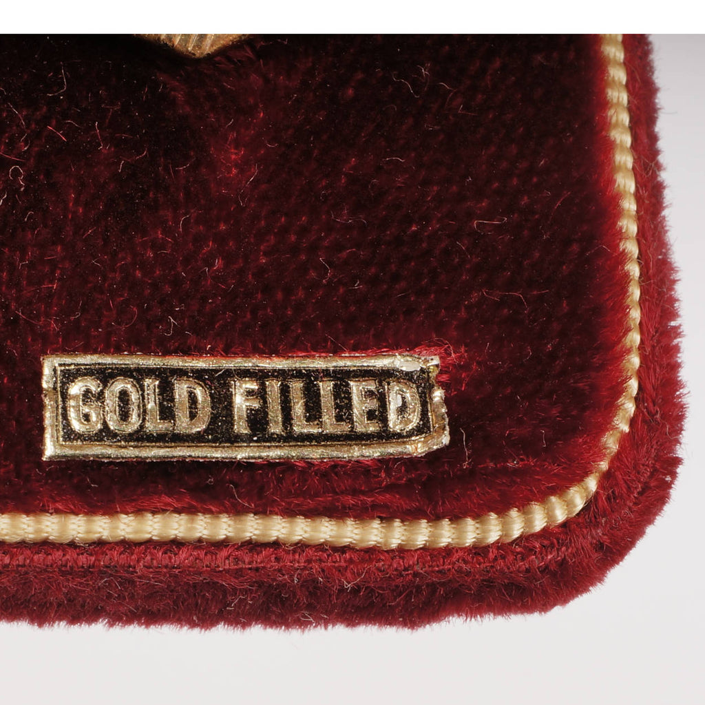 Vintage Swank Gold Filled Cufflinks Chain Link Monogrammed FEW - Poppy's Vintage Clothing