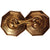 Vintage Swank Gold Filled Cufflinks Chain Link Monogrammed FEW - Poppy's Vintage Clothing