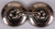 Vintage SWANK Tuxedo Studs & Cufflinks White Gold Plated - Evening Set in Box - Poppy's Vintage Clothing