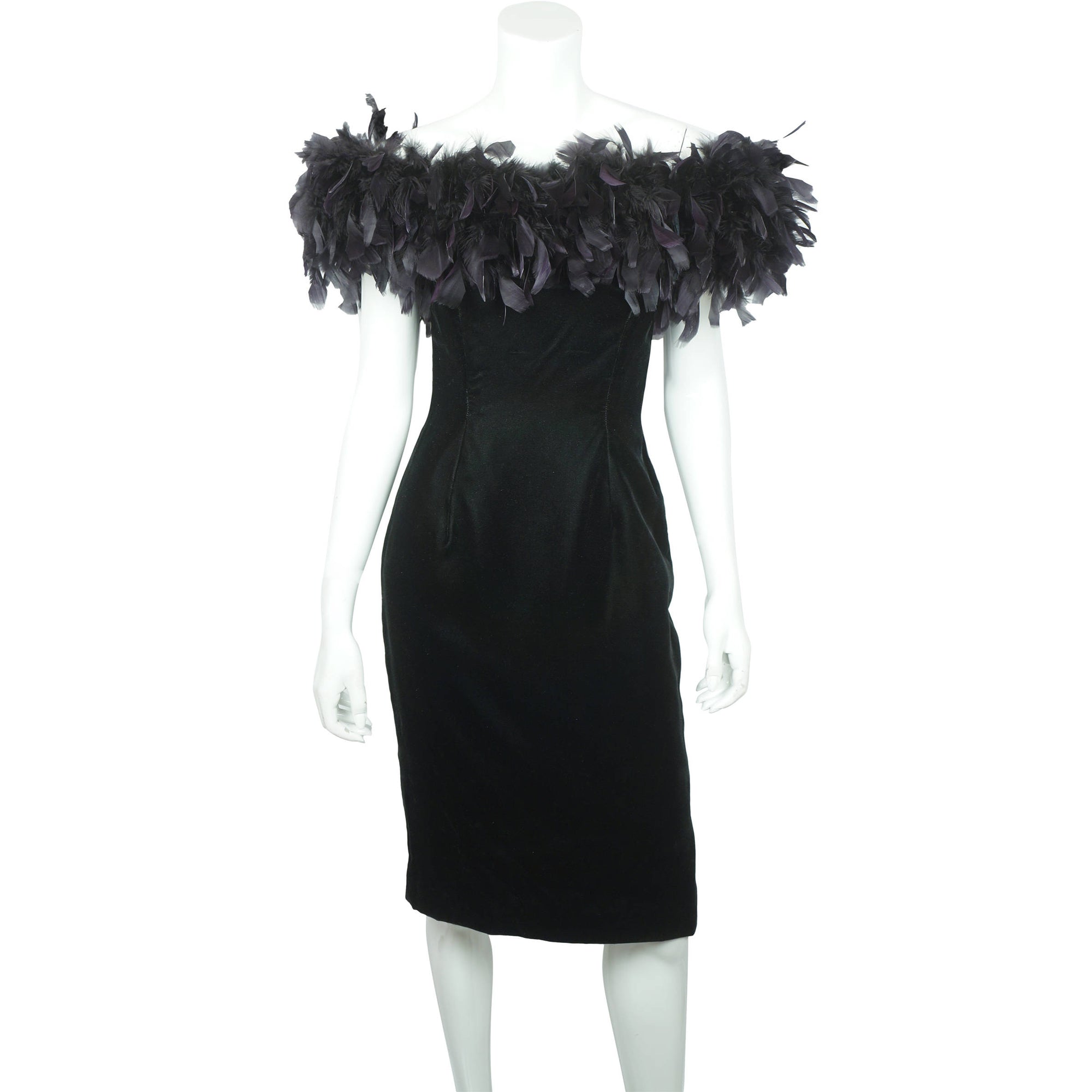tadashi shoji black dress Vintage 80s Party Dress by Tadashi Shoji Black Velvet Size 4 – Poppy's  Vintage Clothing
