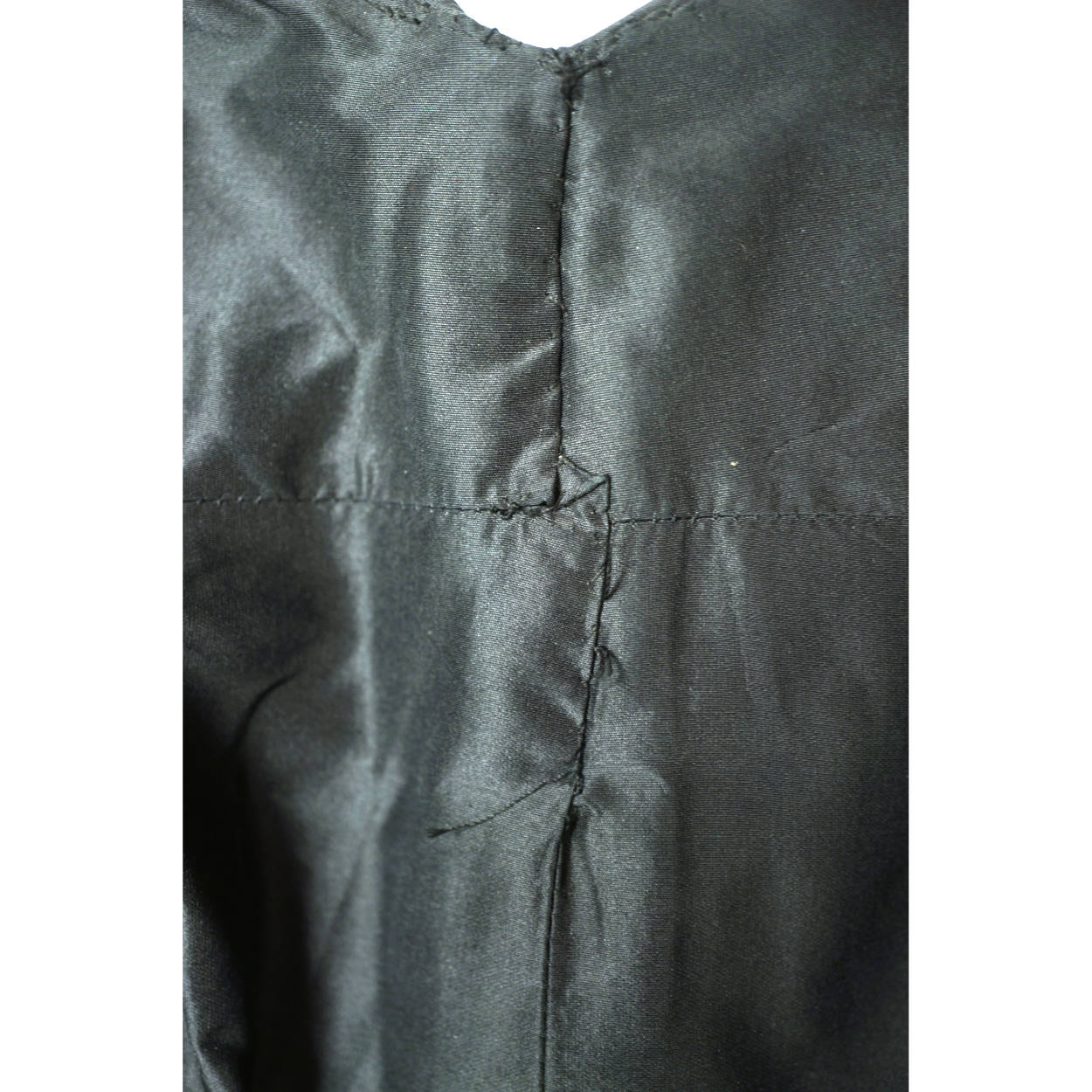 Vintage 1950s Black Silk Taffeta Ball Gown Dress w Bubble Balloon Skirt Size M - Poppy's Vintage Clothing