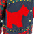 Vintage 1980s Scottie Dog Sweater Cardigan Ladies Size XL'
