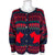 Vintage 1980s Scottie Dog Sweater Cardigan Ladies Size XL