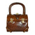 Vintage 1960s Tano of Madrid Box Purse Treasure Chest Areitio Spain - Poppy's Vintage Clothing