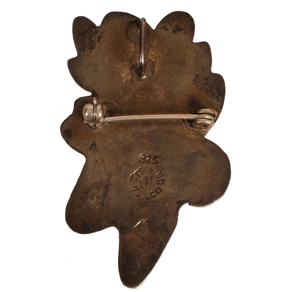 Modernist TAXCO Mexican Sterling SILVER Mod Burst BROOCH Pendant 925 JH - Poppy's Vintage Clothing