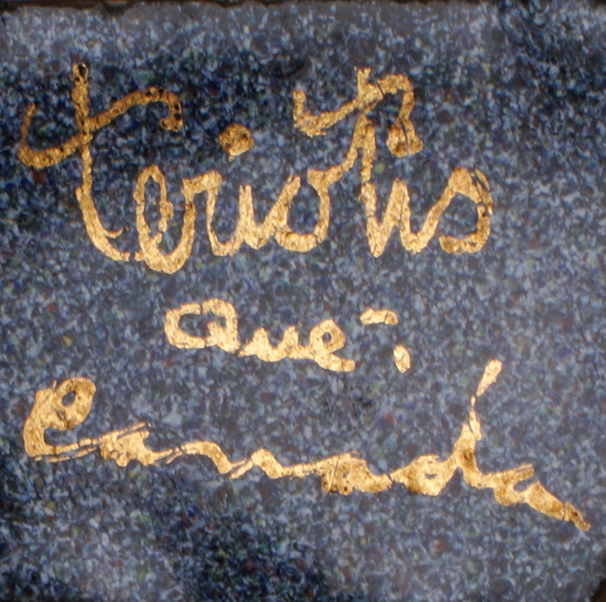 Modernist Enamel Copper Bracelet Teriotis Quebec Artists Richard Theriault Edouard Otis Canada - Poppy's Vintage Clothing