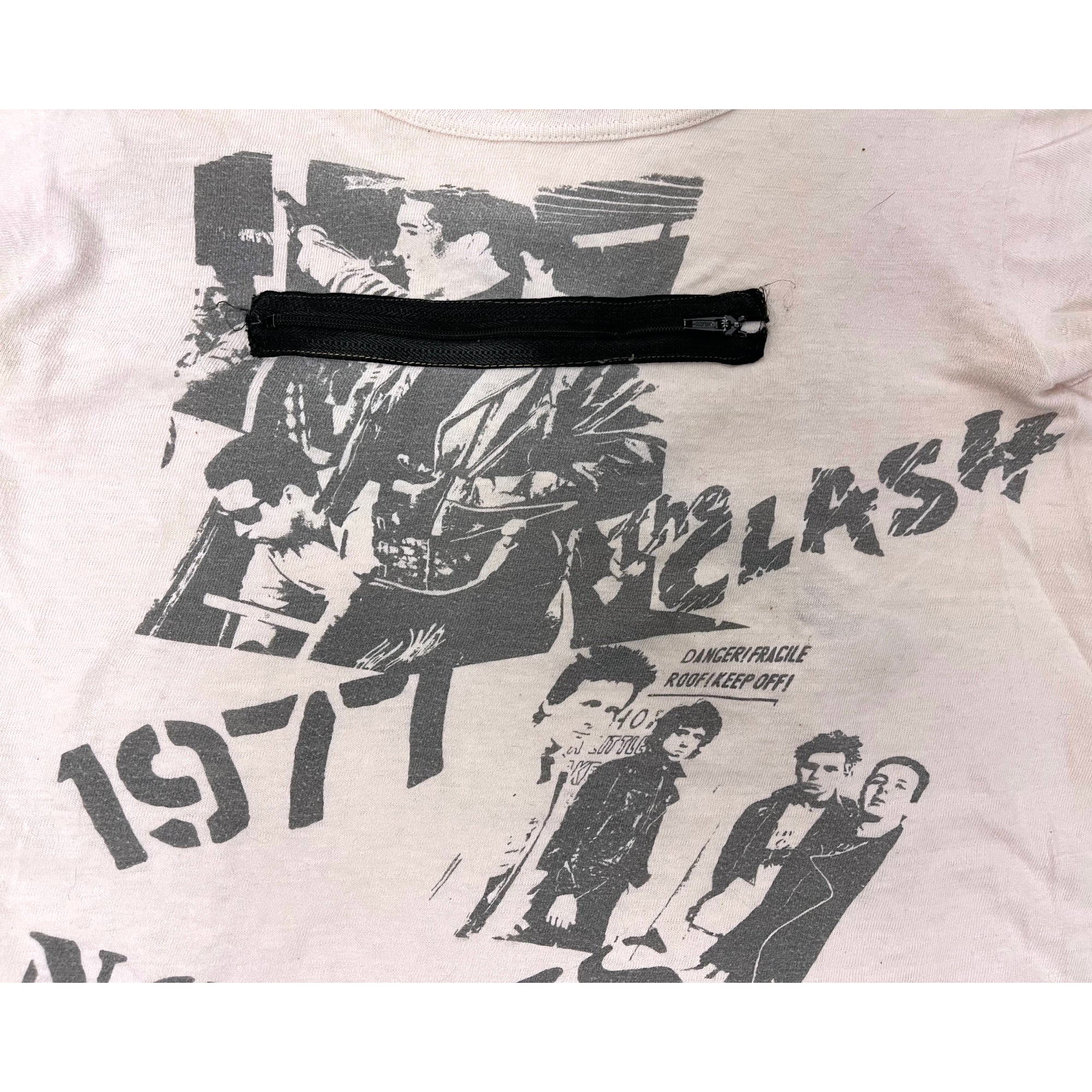 Vintage Punk Rock T Shirt The Clash 1977 No Elvis Authentic