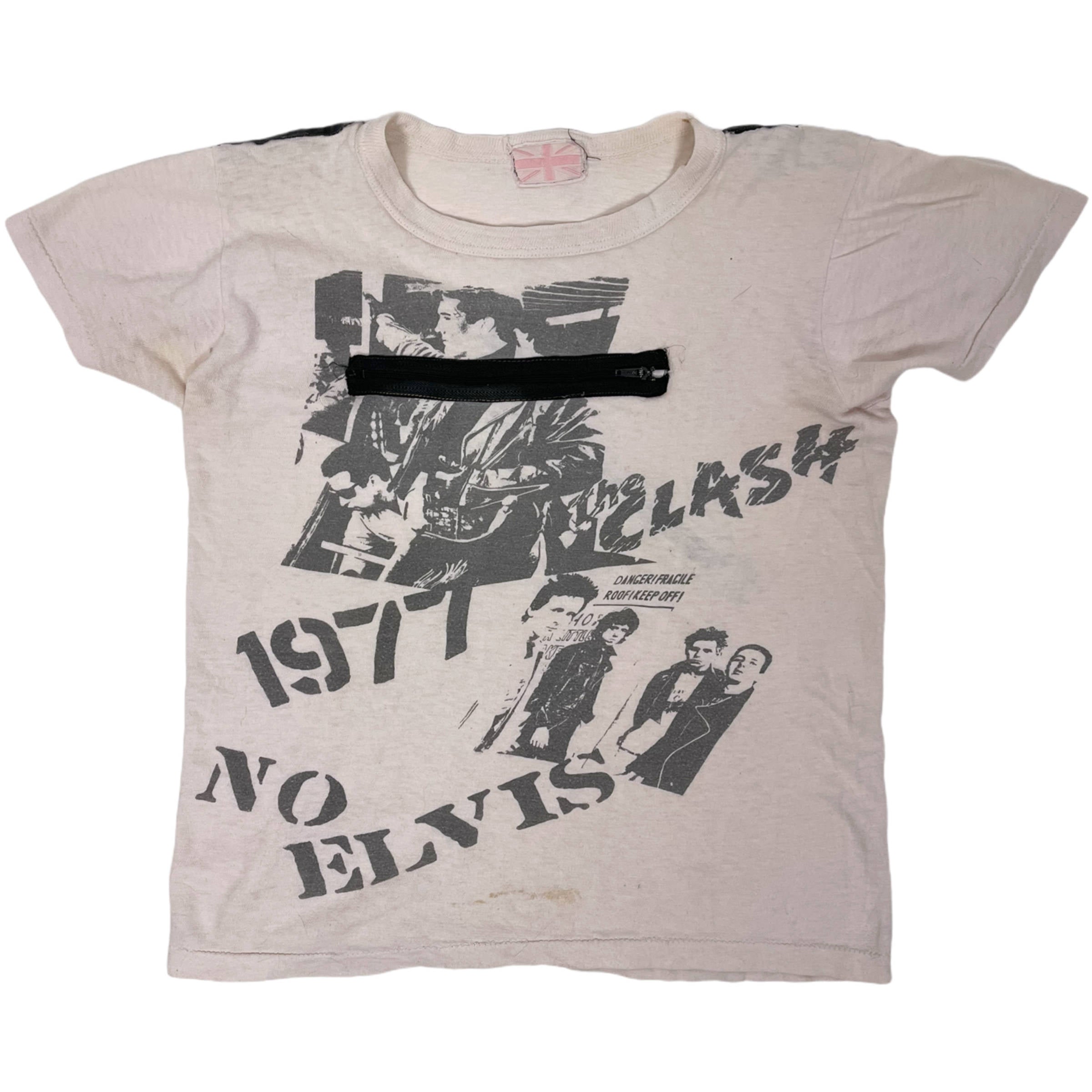 Vintage Punk Rock T The Clash 1977 No Elvis Authentic