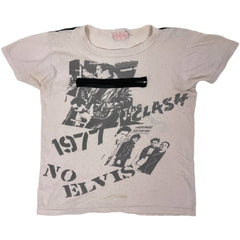 Vintage Punk Rock T Shirt The Clash 1977 No Elvis Authentic