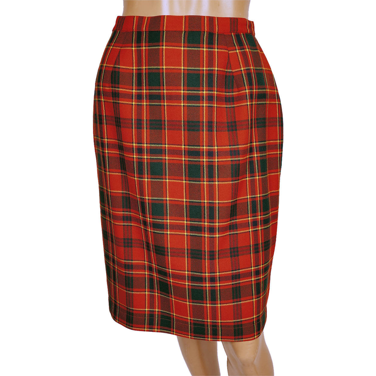 Vintage 1980s Thierry Mugler Plaid Wool Suit - Ladies Size 38 - M - Poppy's Vintage Clothing