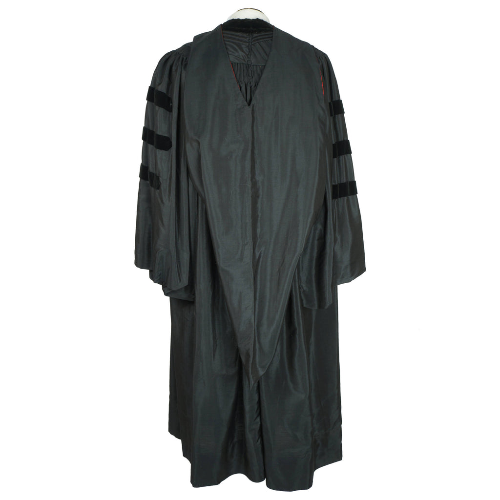 1923 Vintage Harvard Doctoral Gown Doctorate Graduation Robe - Poppy's Vintage Clothing