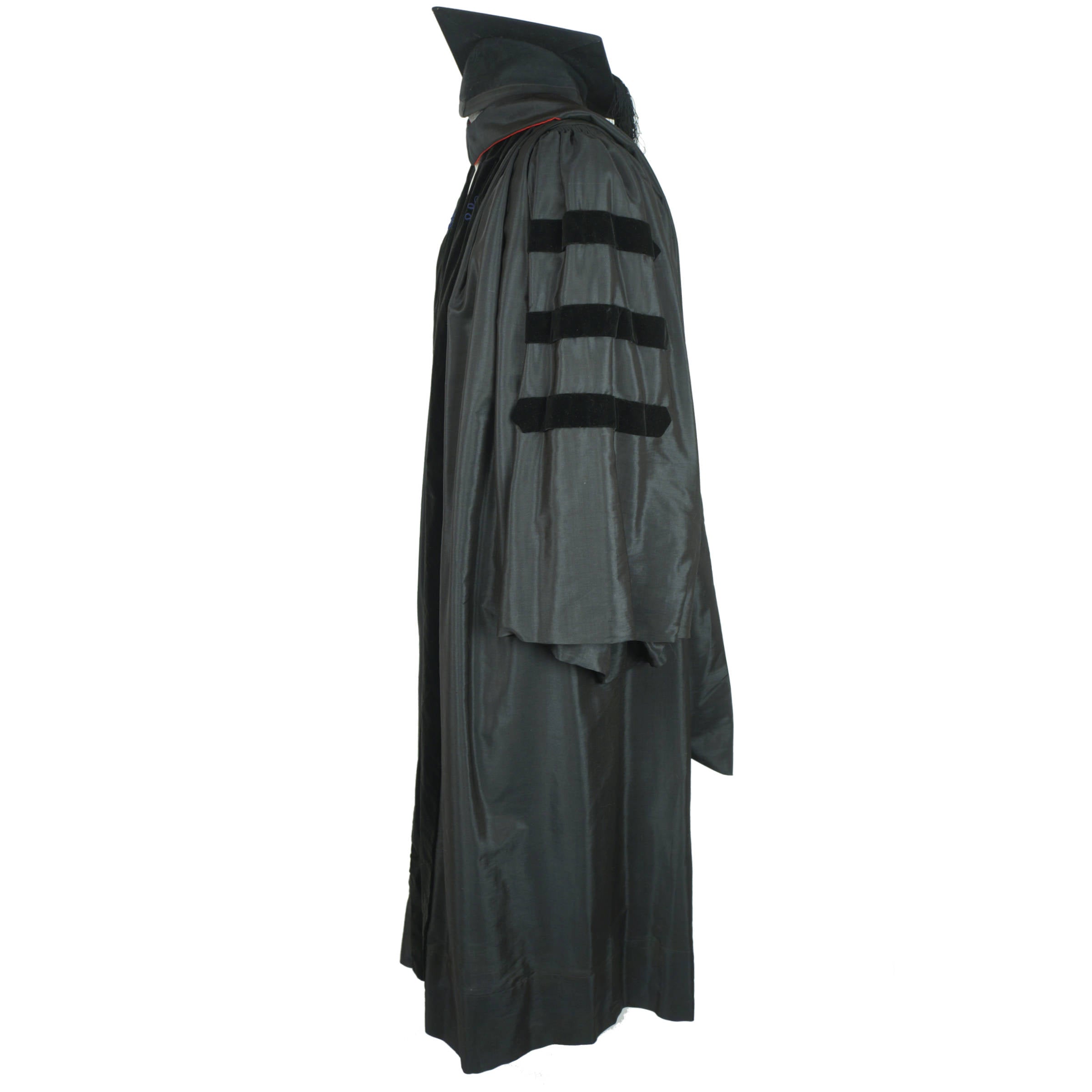 1923 Vintage Harvard Doctoral Gown Doctorate Graduation Robe