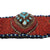 Vintage Tibetan Coral Beaded Breastplate Bib Collar w Belt and Necklace - Poppy's Vintage Clothing