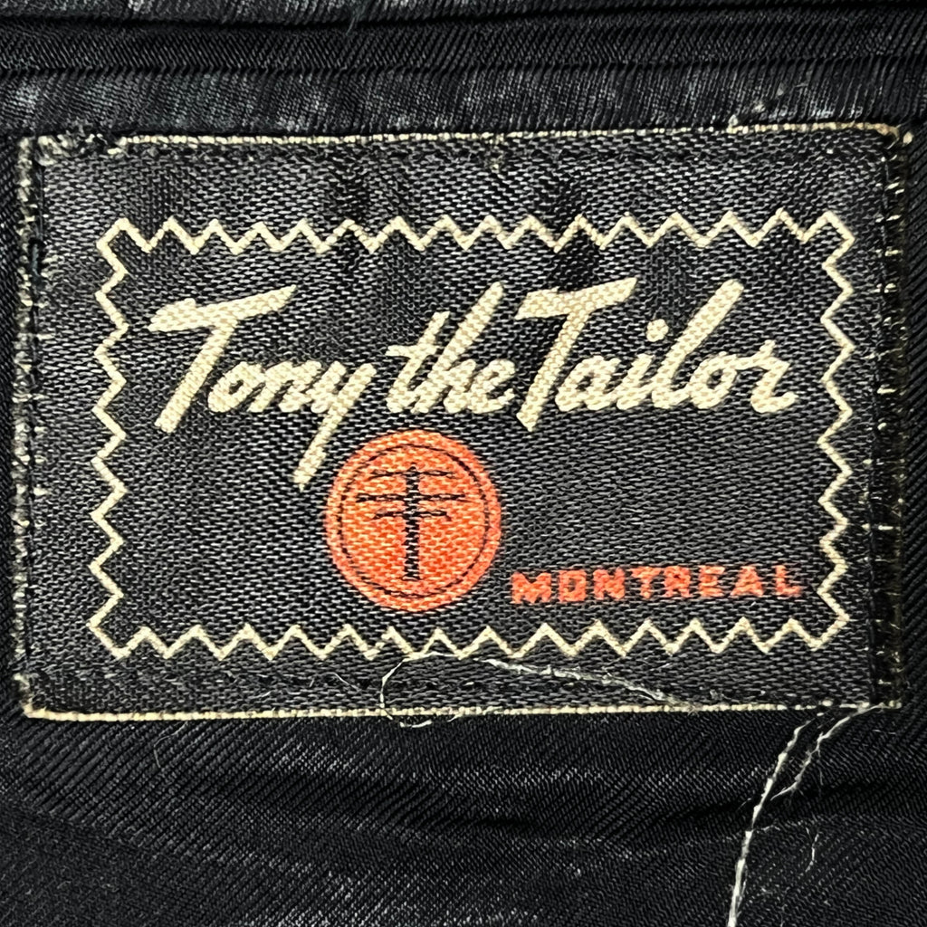 Vintage 1940s Tuxedo Dated 1948 Tony the Tailor Montreal L