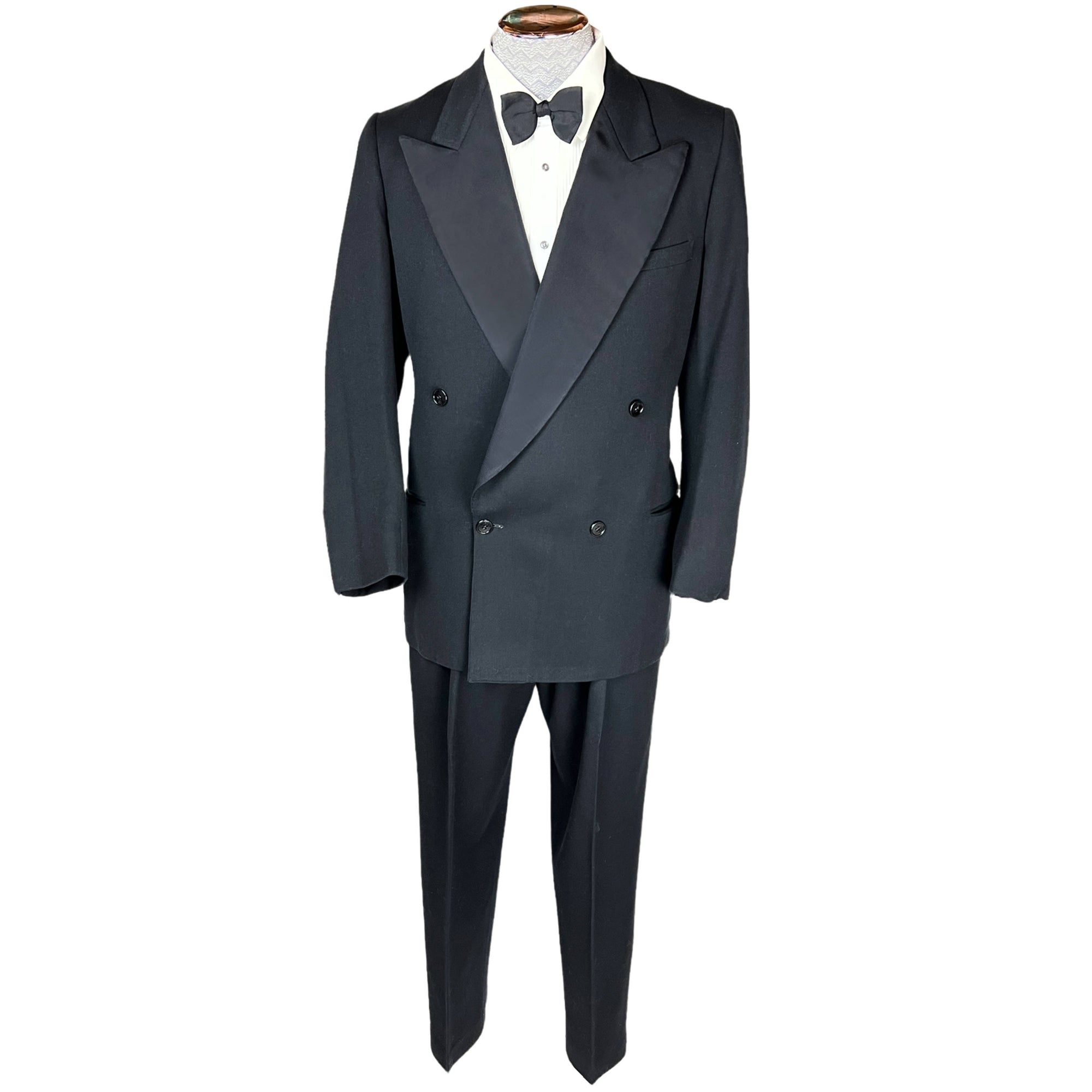 Vintage 1940s Tuxedo Dated 1948 Tony the Tailor Montreal L