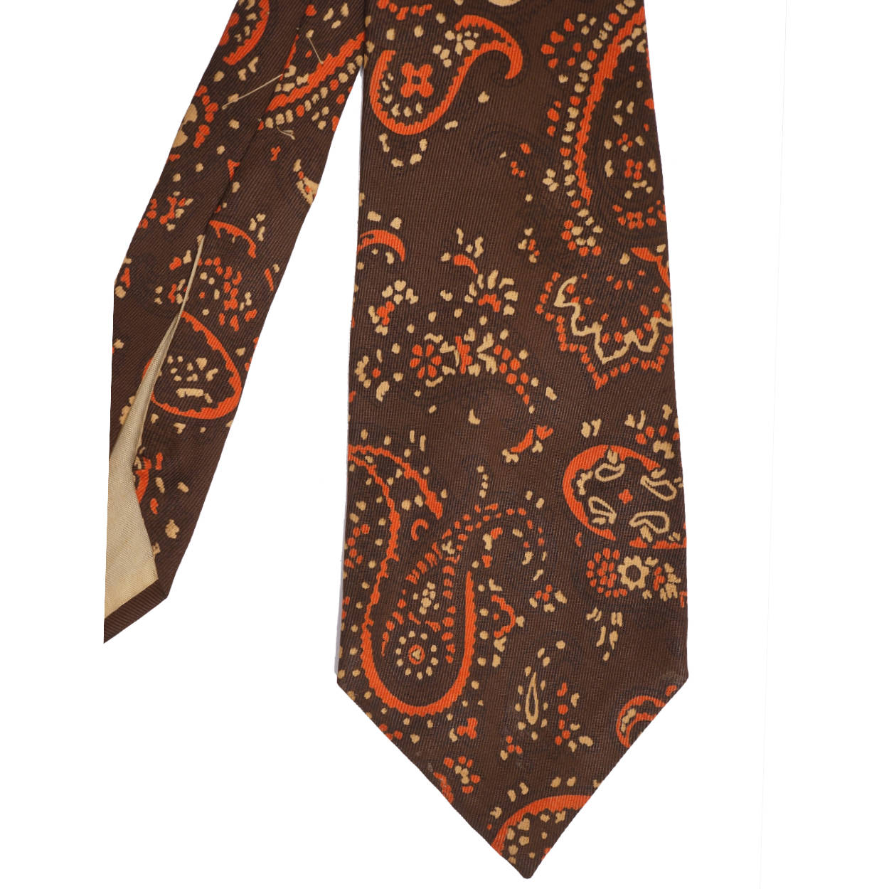 Vintage Tie 1930s Necktie by Tooke Montreal Kentwood Prints Paisley Pattern - Poppy's Vintage Clothing