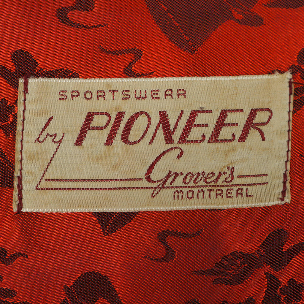 Vintage 1940s Smoking Jacket Sherlock Holmes Smoking Pipe M - Poppy's Vintage Clothing