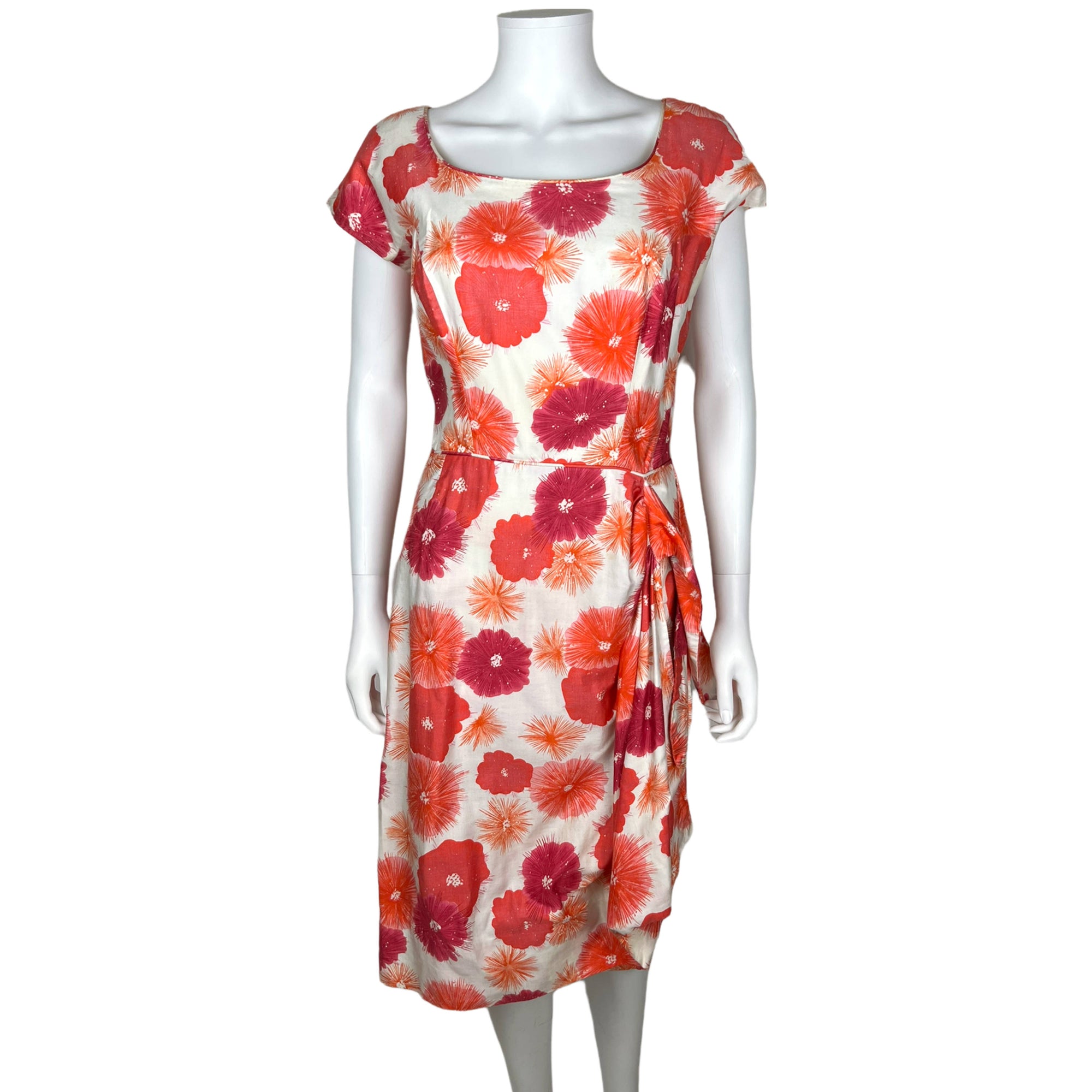 Vintage 1950s Hawaiian Dress Tori Richard Honolulu Size M