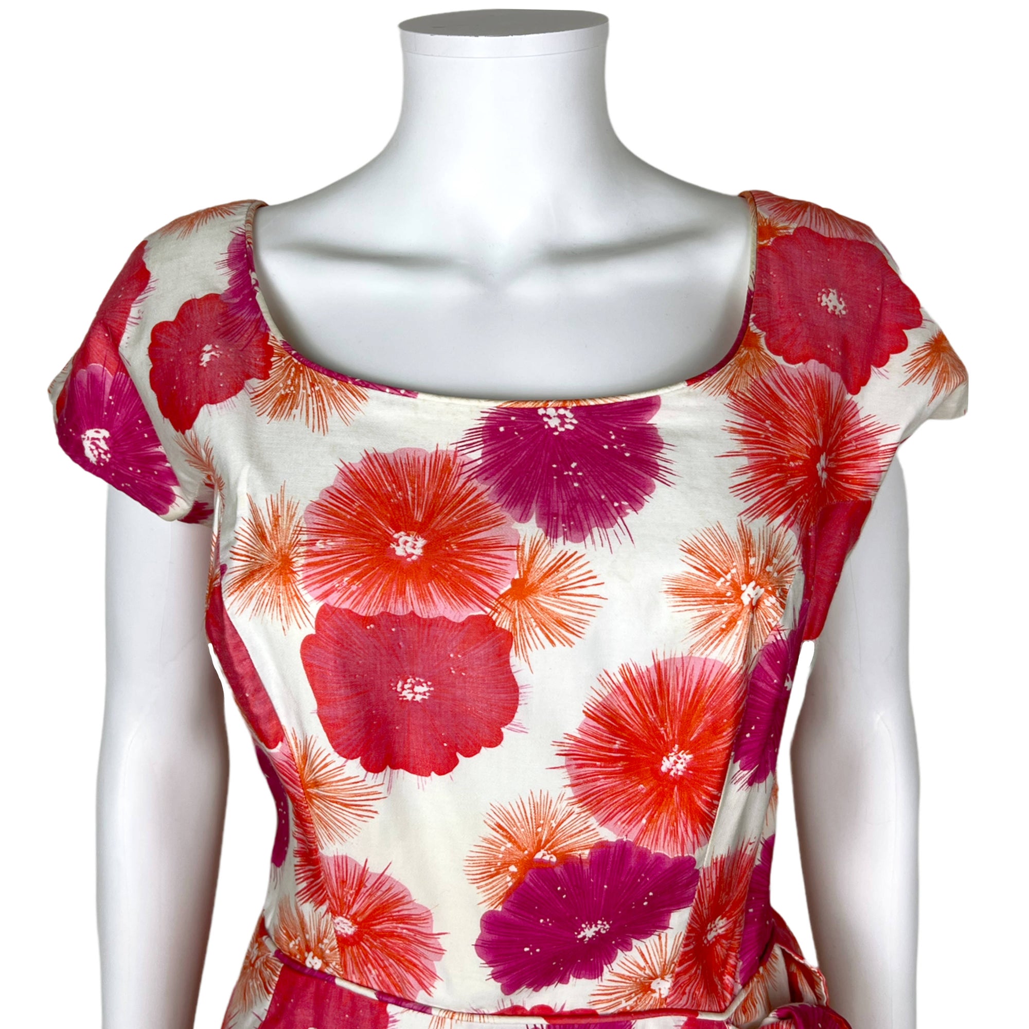 Vintage 1950s Hawaiian Dress Tori Richard Honolulu Size M