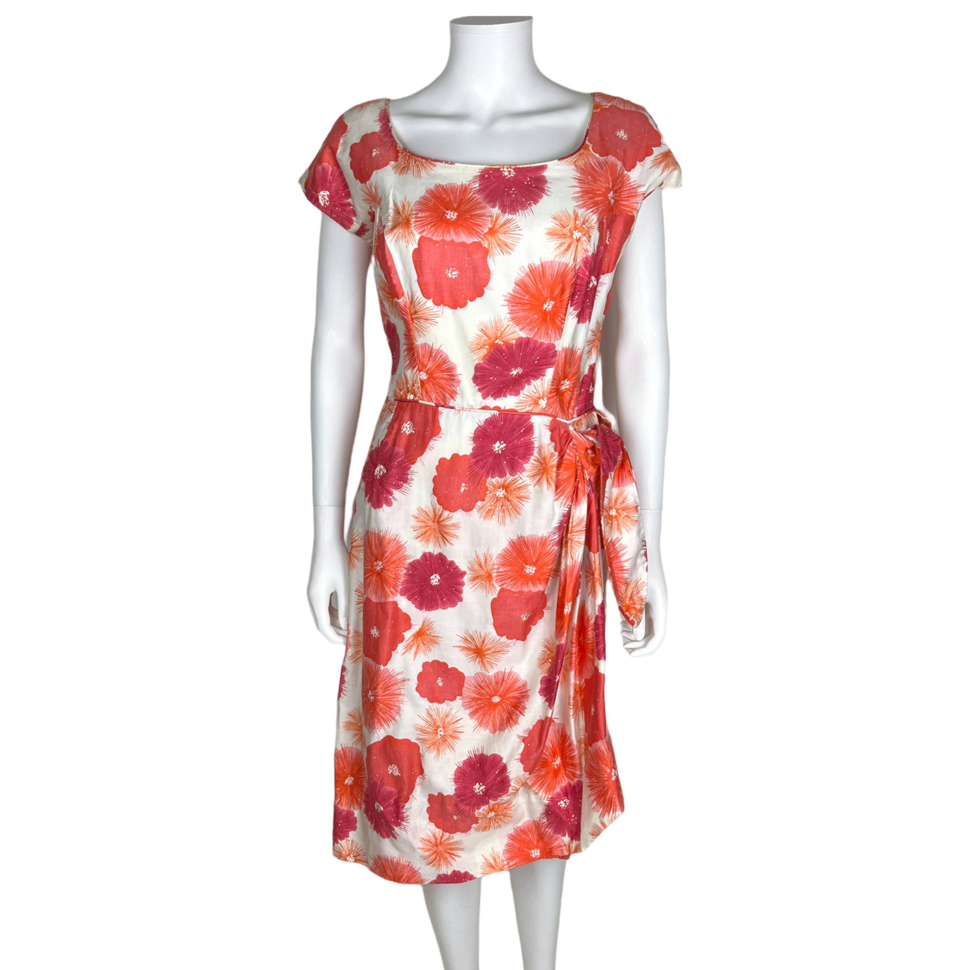 Vintage 1950s Hawaiian Dress Tori Richard Honolulu Size M
