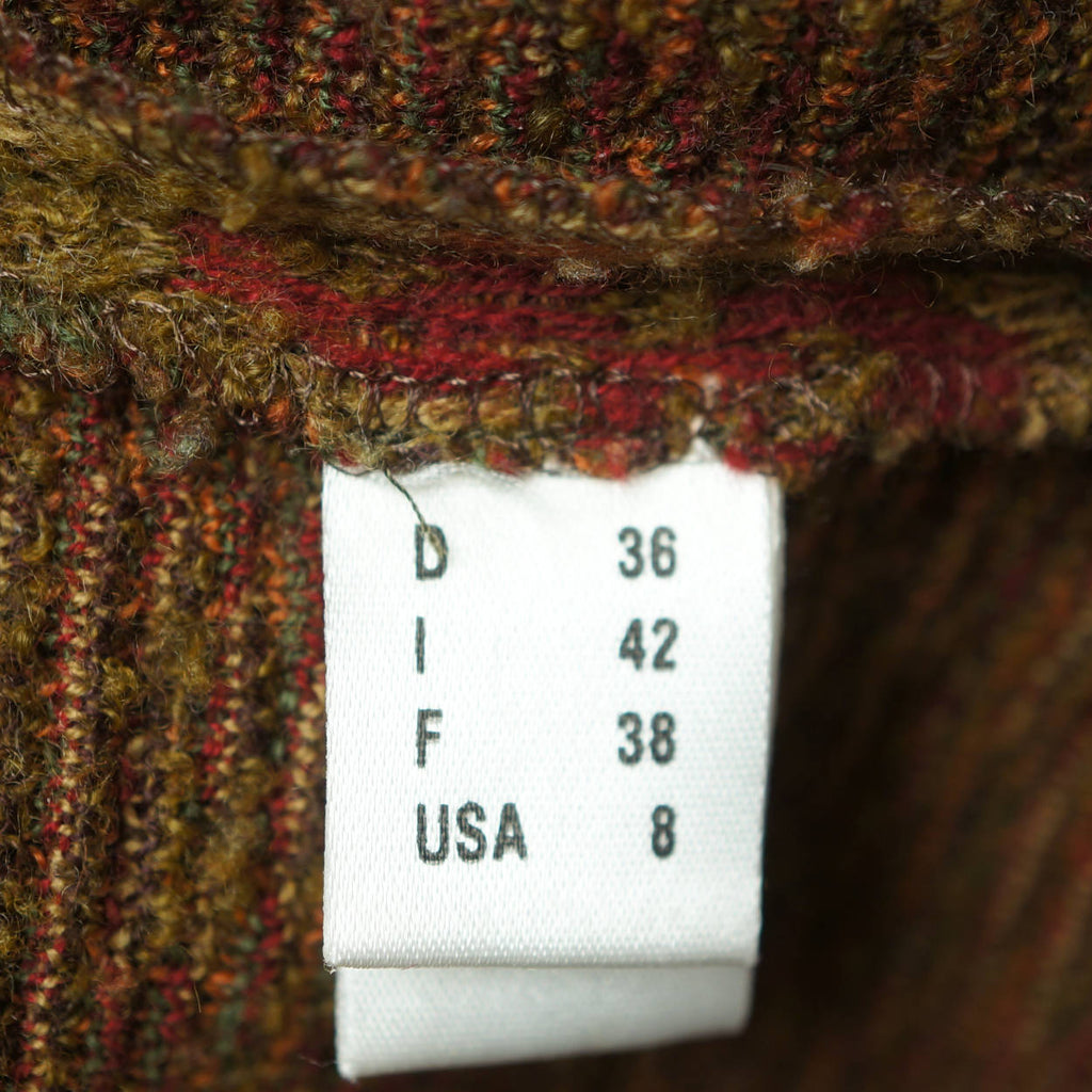 Tristano Onofri Dress Wool Knit Size 8 Medium Italian German Design - Poppy's Vintage Clothing