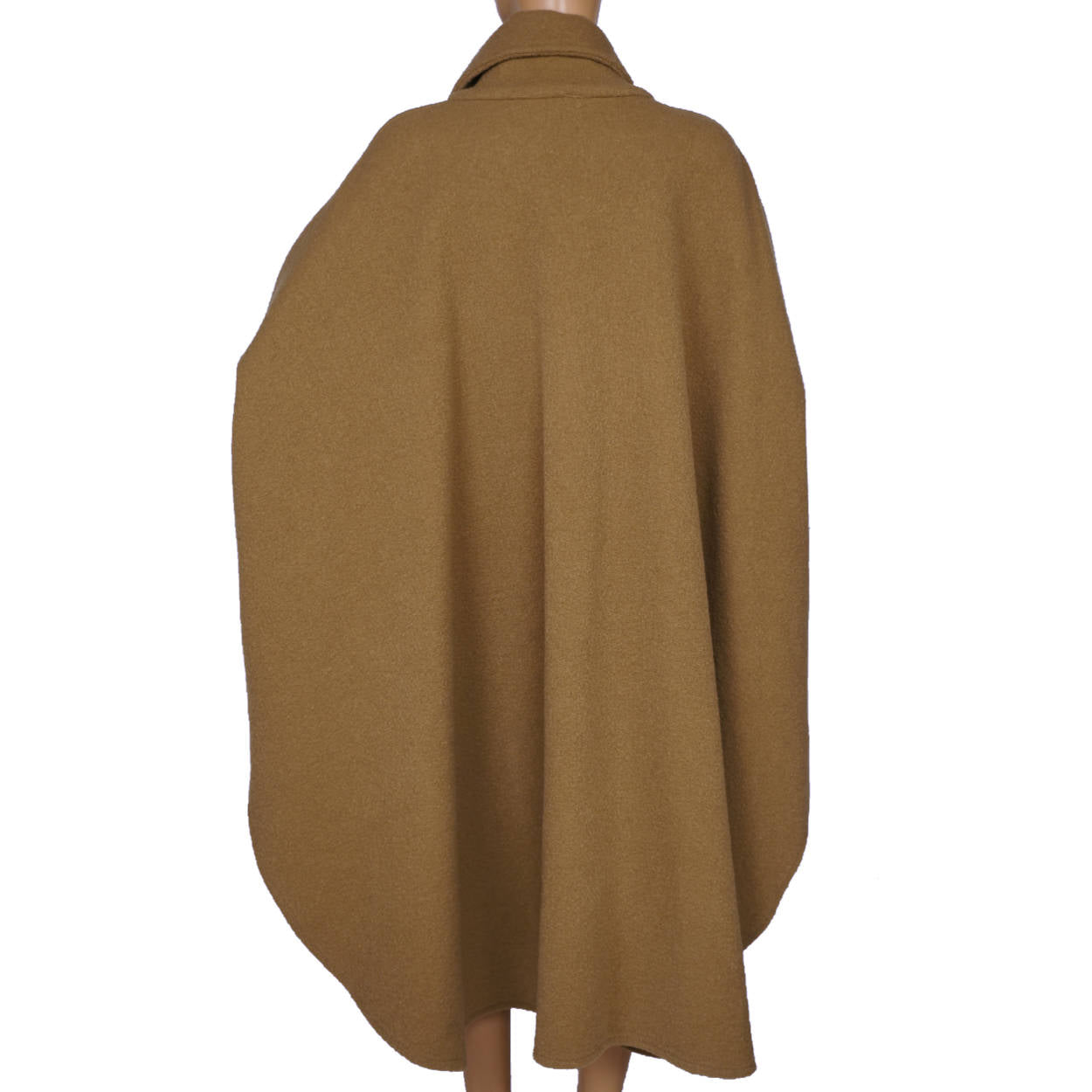Vintage 1970s Wool Cocoon Cape Coat One Size Tundra by Standard