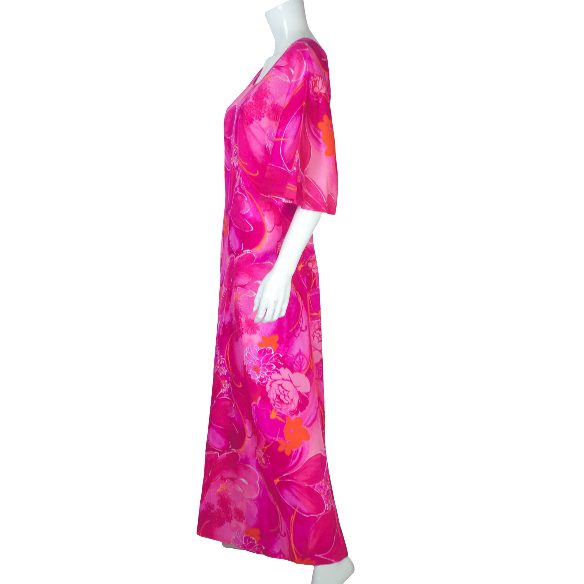Vintage Two Potato 70s Pink Muumuu Dress Unused NWT