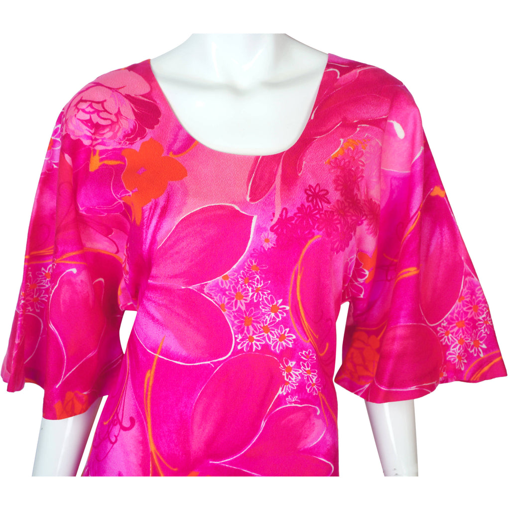Vintage Two Potato 70s Pink Muumuu Dress Unused NWT
