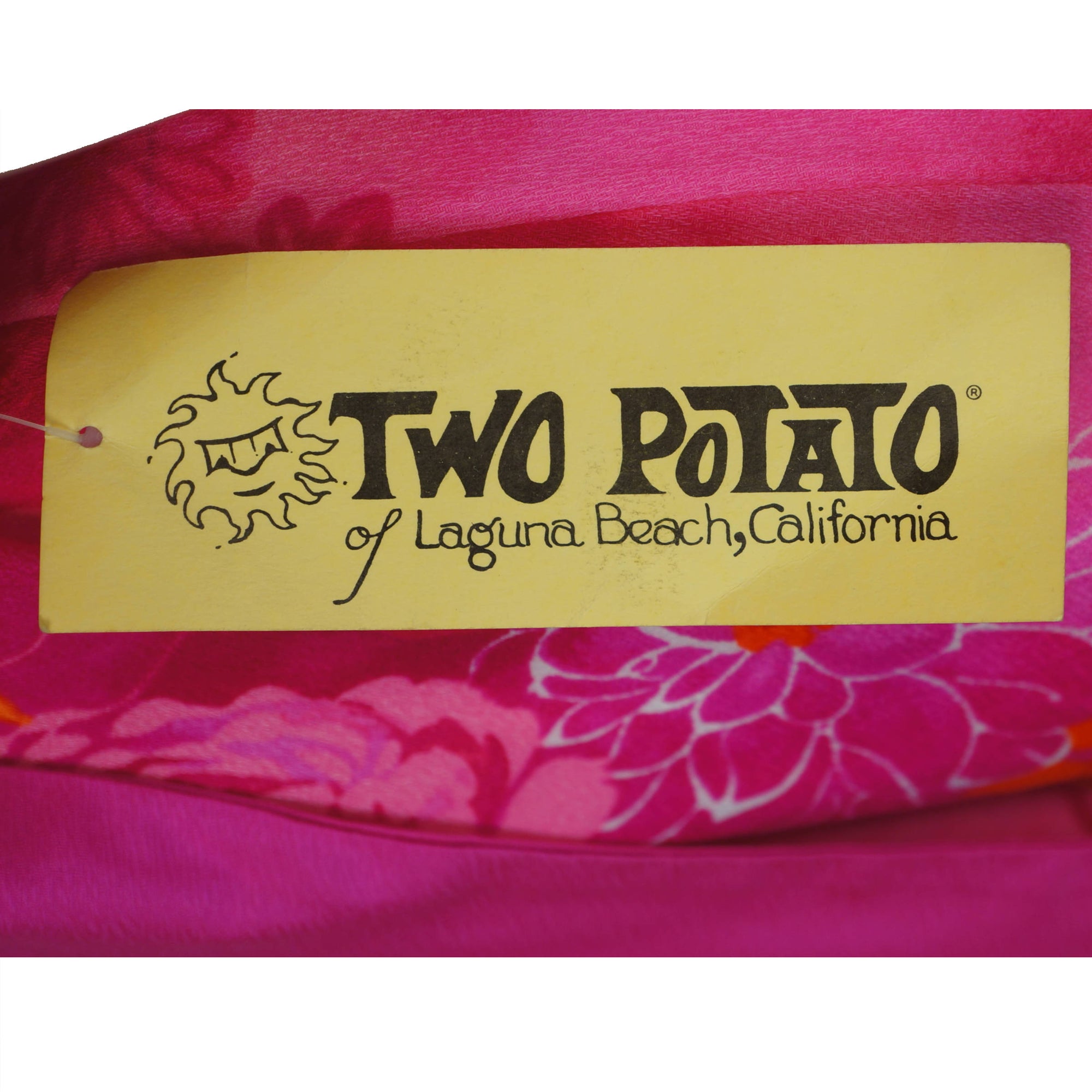 Vintage Two Potato 70s Pink Muumuu Dress Unused NWT