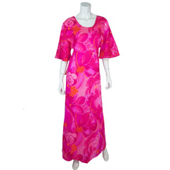 Vintage Two Potato 70s Pink Muumuu Dress Unused NWT