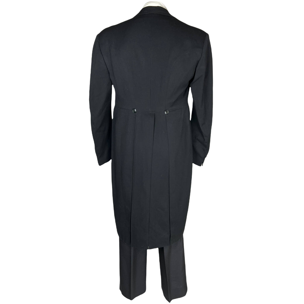 Vintage Cutaway Tails 1930s 40s Formal Tuxedo Tailcoat Sz M