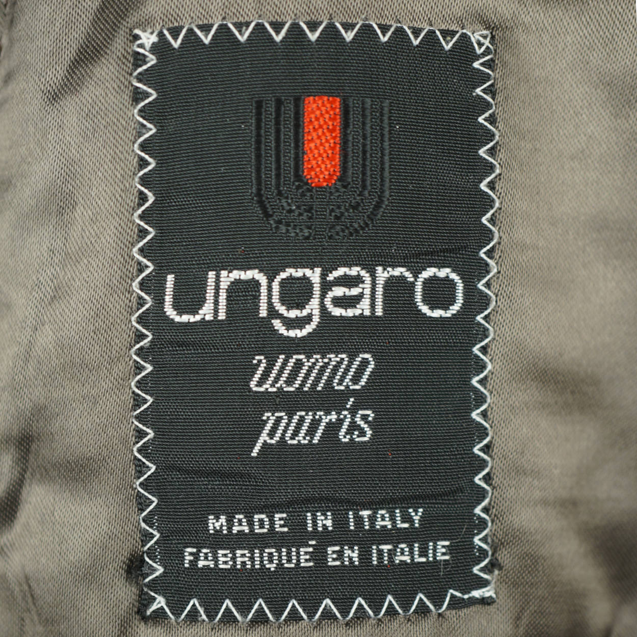 Vintage Mens Ungaro Paris Overcoat Tweed Wool Cashmere Coat Made in italy Sz 42 - Poppy's Vintage Clothing