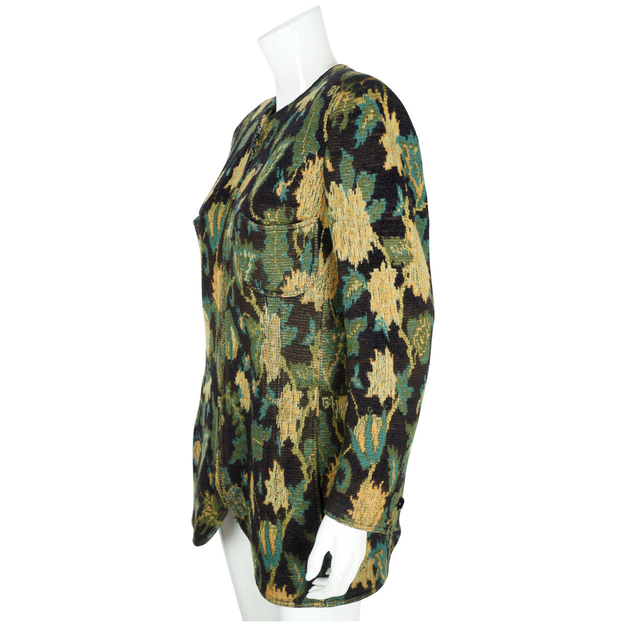 Vintage 1990s Sweater Jacket Emanuel Ungaro Parallele Sz 12 - Poppy's Vintage Clothing