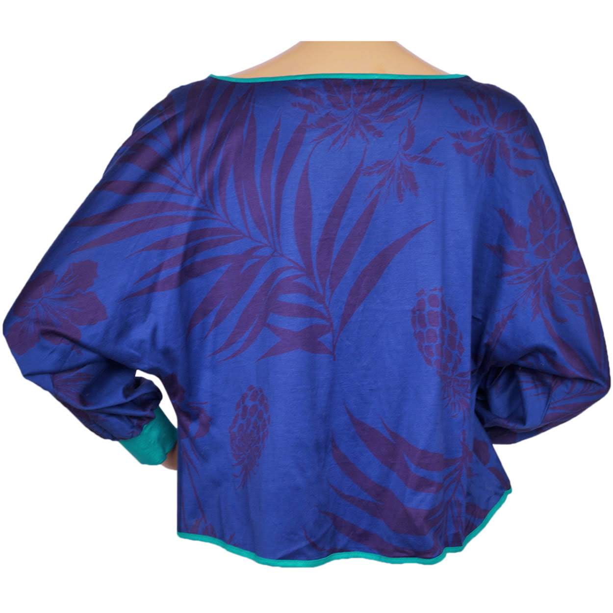 Vintage 1990s Ungaro Ter Floral Blouse Top - S - Poppy's Vintage Clothing