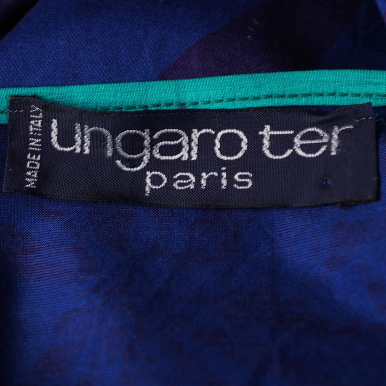 Vintage 1990s Ungaro Ter Floral Blouse Top - S - Poppy's Vintage Clothing