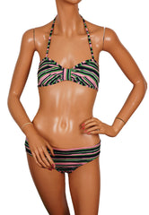 Vintage 1970s Emanuel Ungaro Paris Parallele Bikini Two Piece Swimsuit 8 - S - Poppy's Vintage Clothing