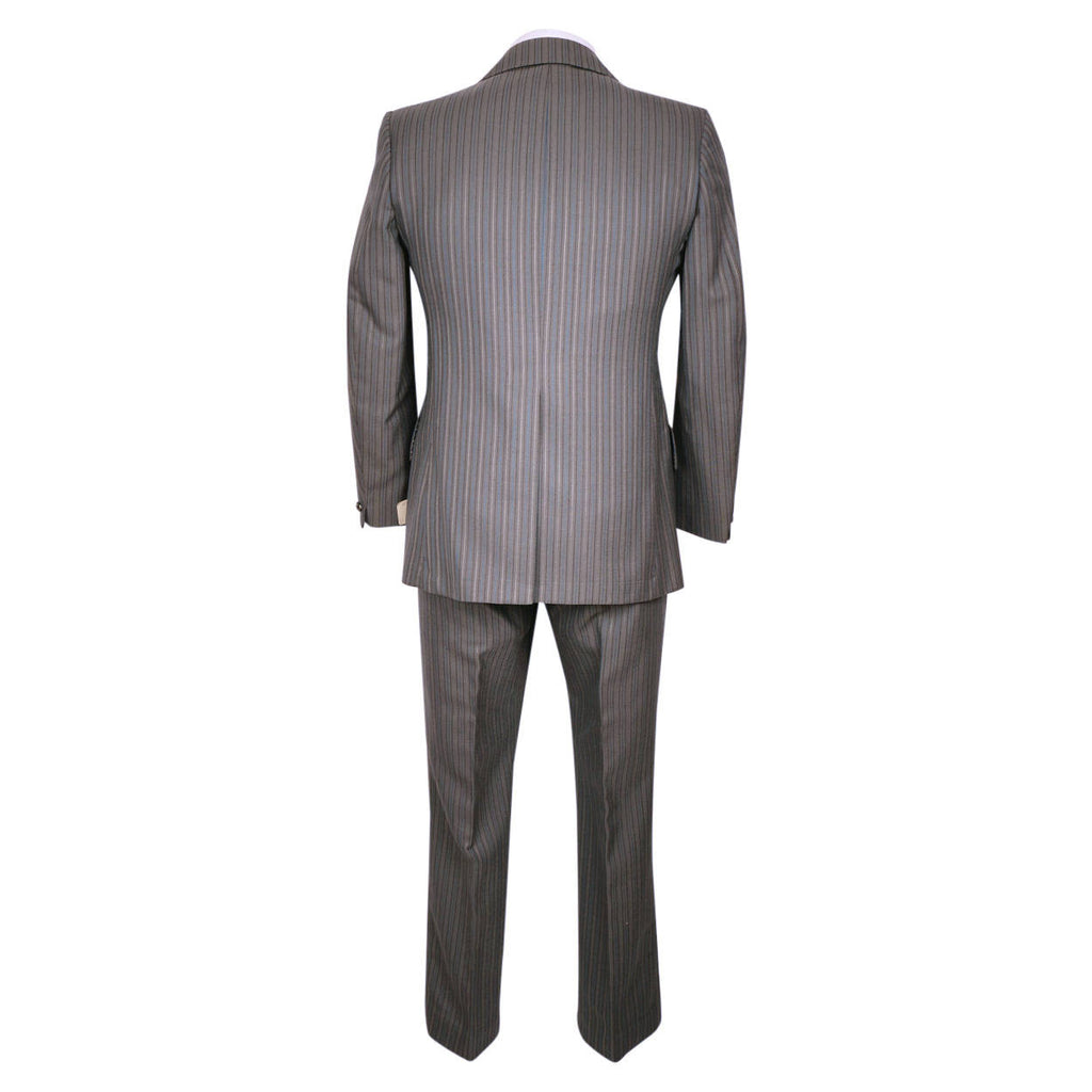 Vintage 60s Mod Era Mens Suit w Pinstripe Unused w Tags Size M 38 - Poppy's Vintage Clothing