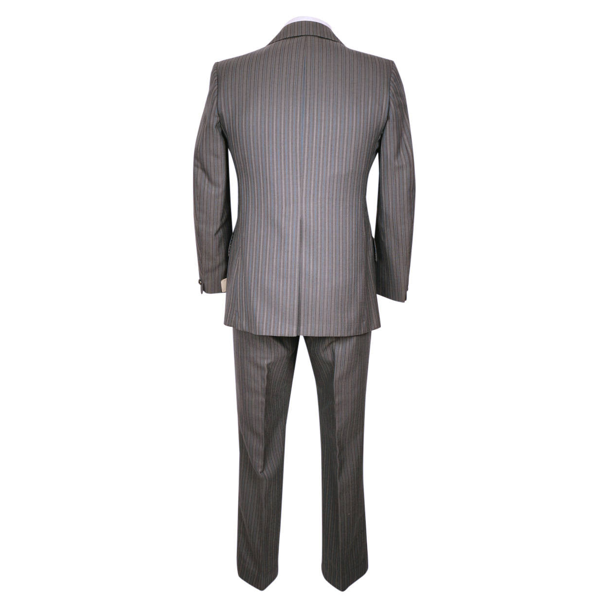 Vintage 60s Mod Era Mens Suit w Pinstripe Unused w Tags Size M 38 - Poppy's Vintage Clothing