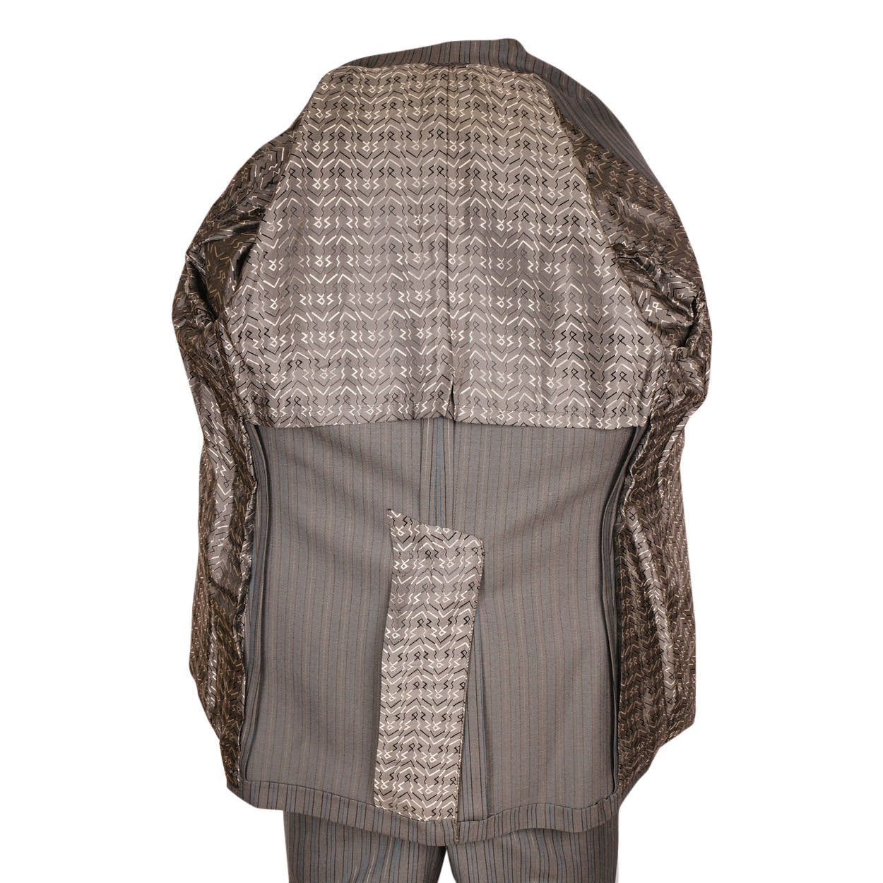 Vintage 60s Mod Era Mens Suit w Pinstripe Unused w Tags Size M 38 - Poppy's Vintage Clothing