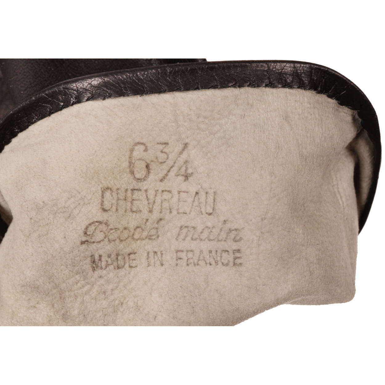 Vintage Opera Gloves Black Kid Leather Freddy Paris Unused NOS Ladies Size 6 3/4 - Poppy's Vintage Clothing