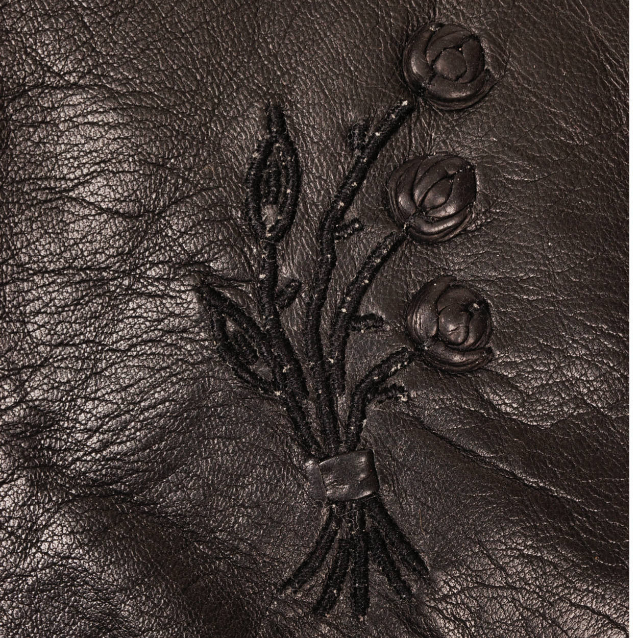 Vintage Opera Gloves Black Kid Leather Freddy Paris Unused NOS Ladies Size 6 3/4 - Poppy's Vintage Clothing