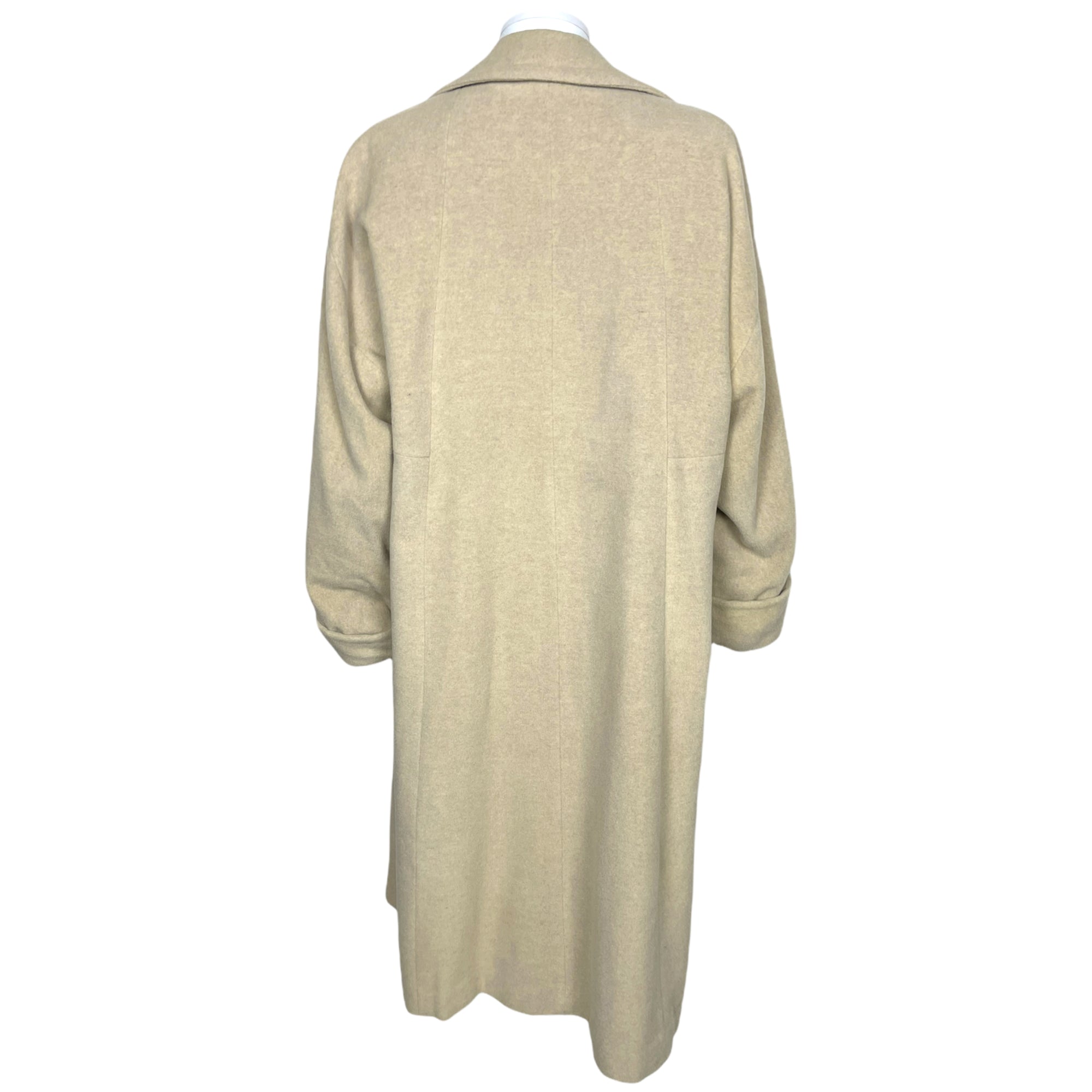 Vintage 1950s Cashmere Coat Loomed in England Ladies Size L