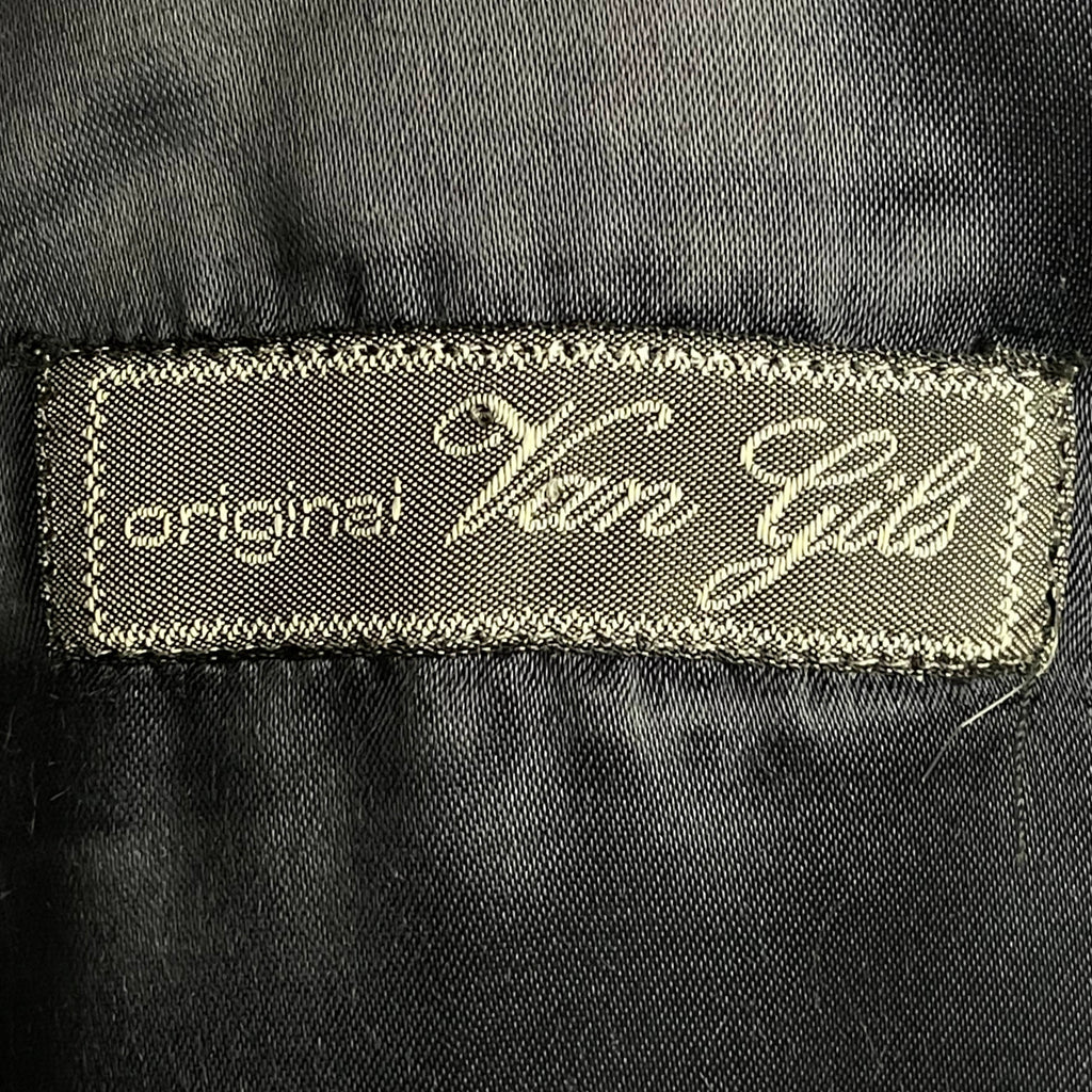 Vintage 85% Cashmere Coat Van Gils Overcoat Navy Blue Size L