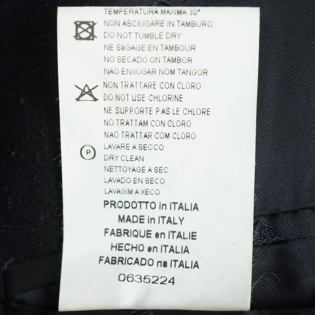 Versace Classic Coat Mens Pea Jacket Size M Italian 50 - Poppy's Vintage Clothing