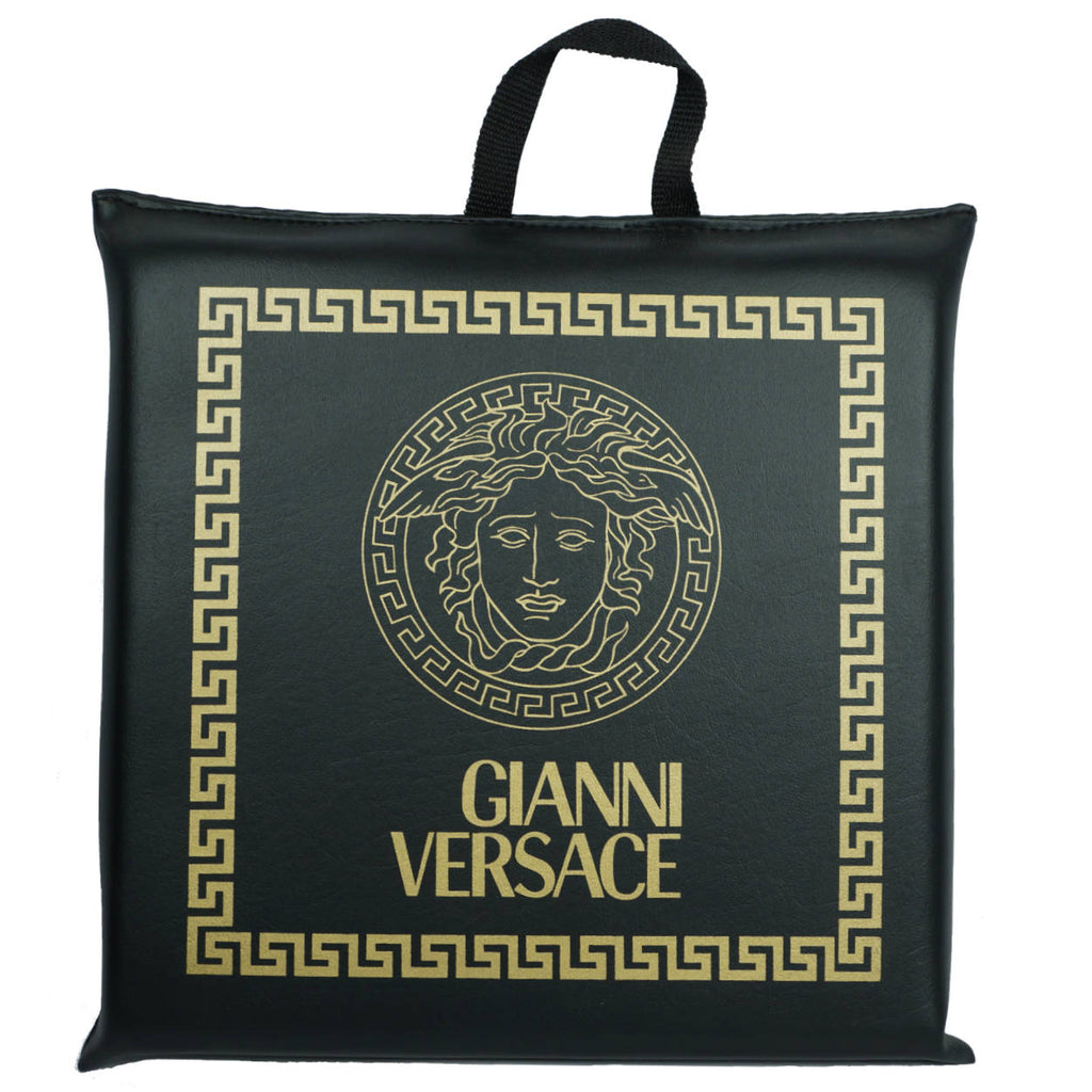 Vintage Gianni Versace Stadium Seat Cushion 1980s 90s - Poppy's Vintage Clothing
