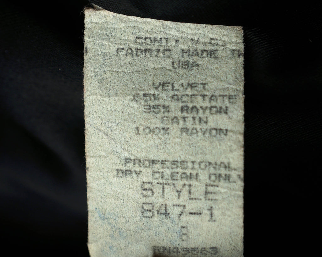 Vintage 1980s Victor Costa Jacket Theatrical Ball Gown Top Size Medium - Poppy's Vintage Clothing